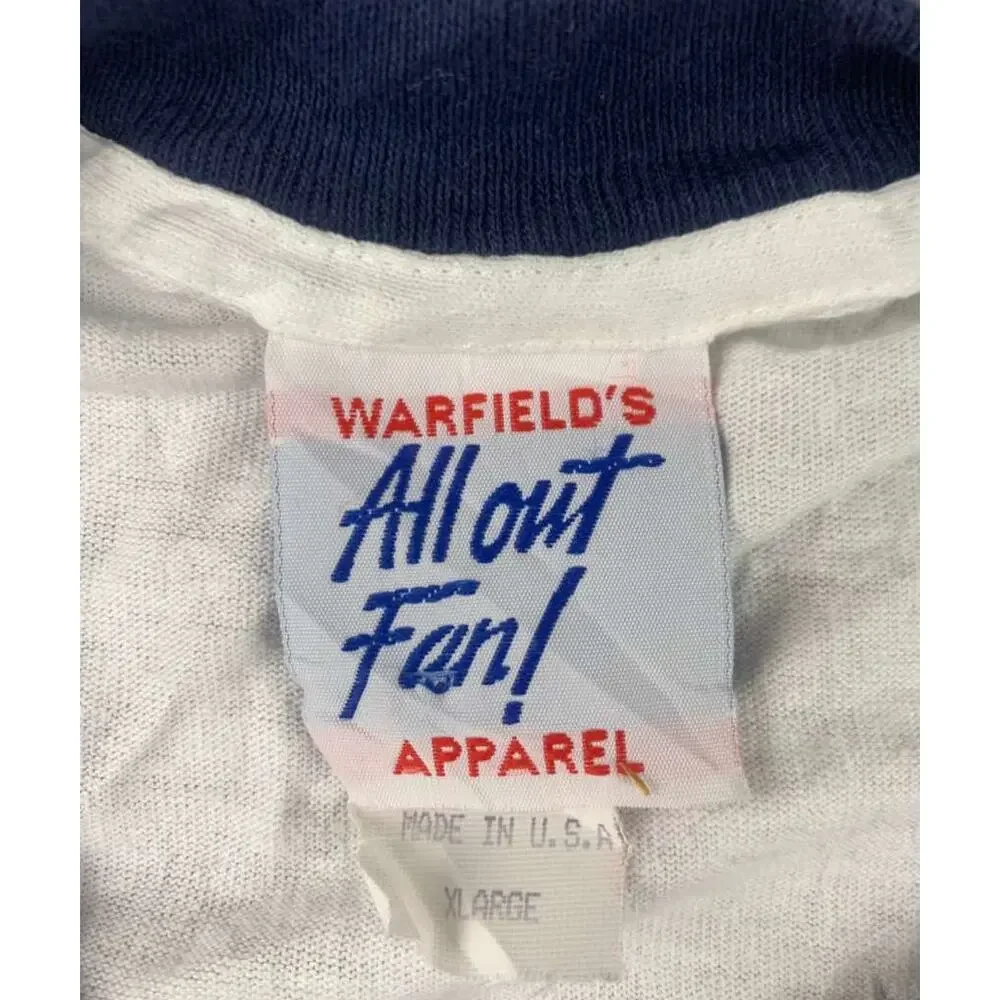 Vintage All Out Fan Apparel XL Atlanta Braves Baseball‎ T Shirt USA Made 1997